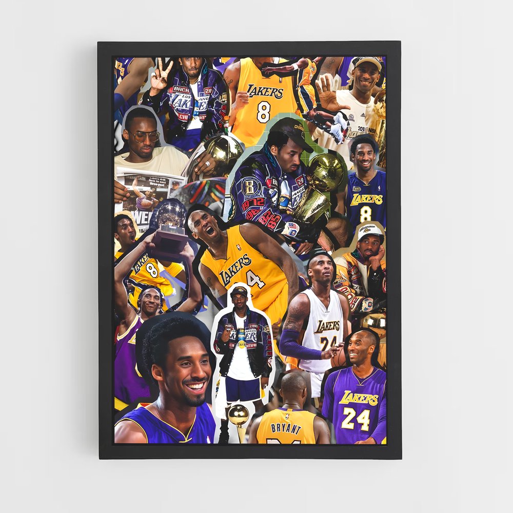 Poster Black Mamba – affiche Basketball (vue 2)